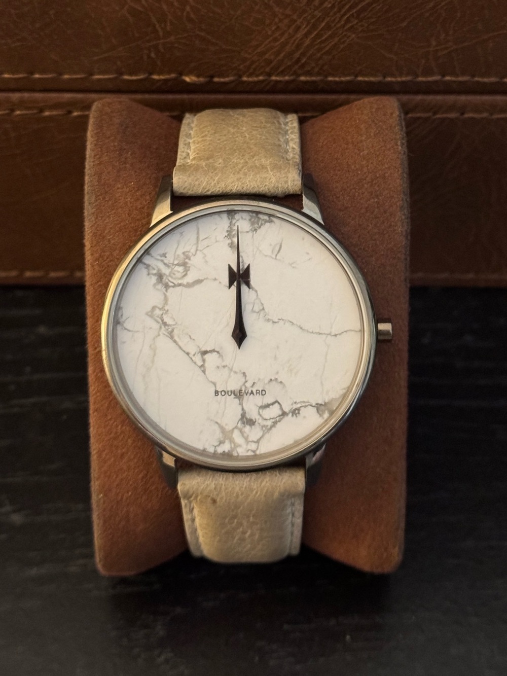 MVMT Marble Minimalist 38mm Quartz Watch (Not Running, Needs Battery)